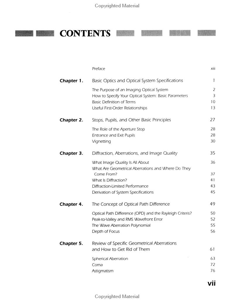 Optical System Design
