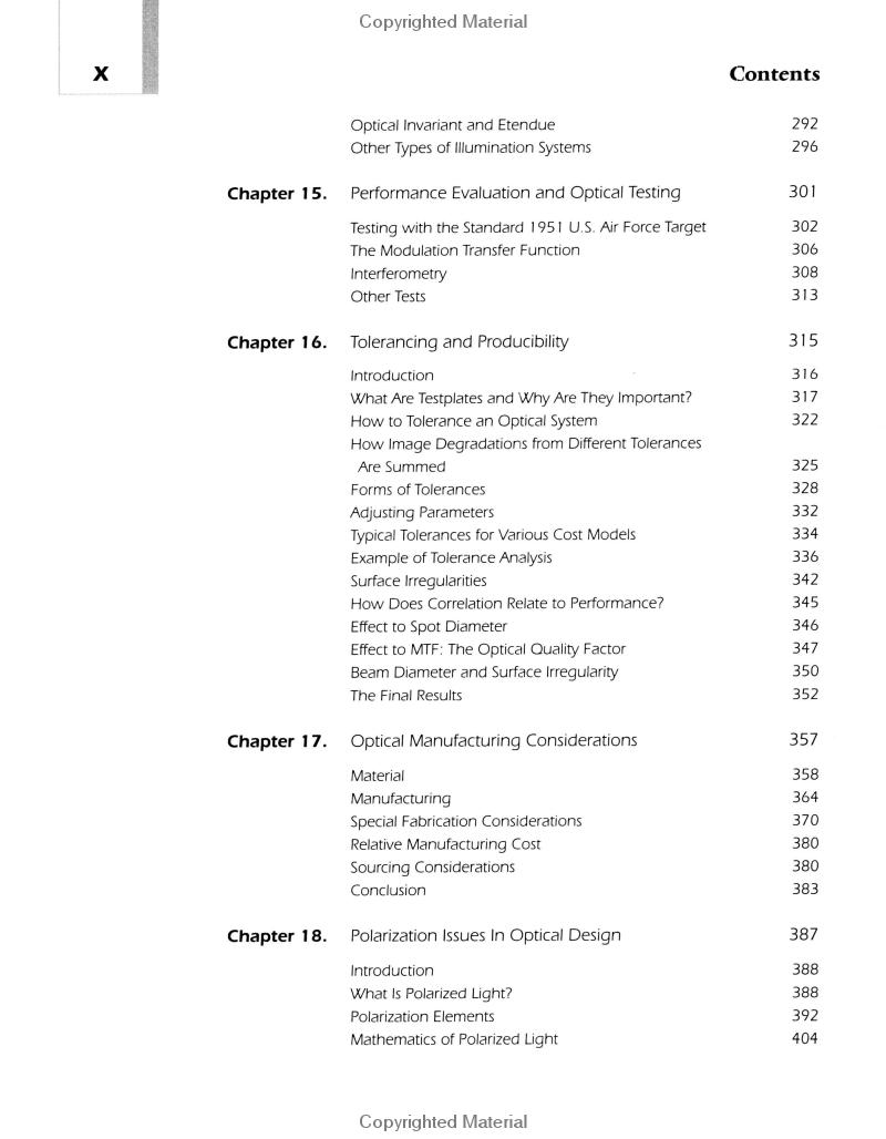 Optical System Design