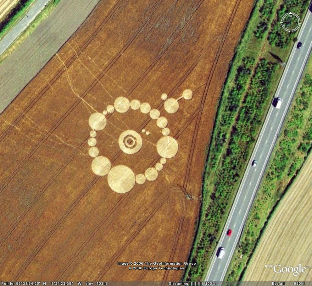 新版Google Earth上的中国机场