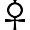 基督T形十字架: 古埃及的符号,象征生命和健康.横杆和竖杆代表女性和男性的融合,圆形代表升起的太阳.有 ...