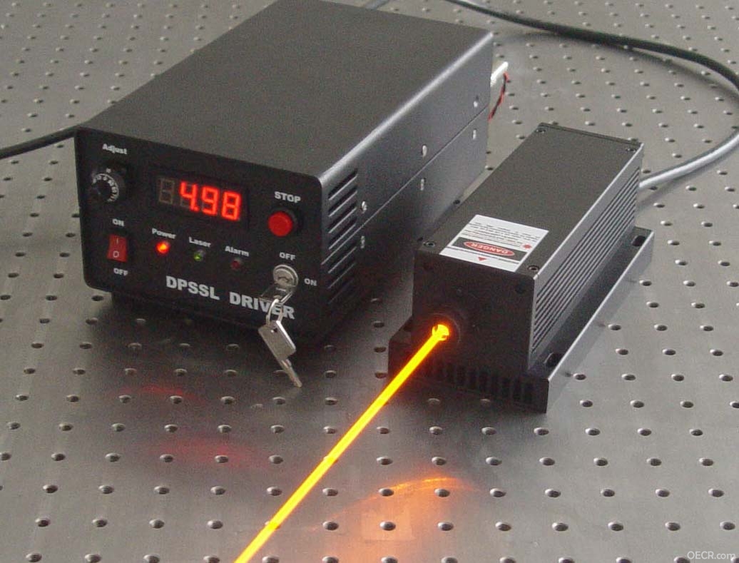 最高可做500mW黄光激光器
