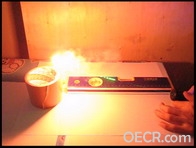 中星光电50mw可调焦手电30CM点火柴2.jpg